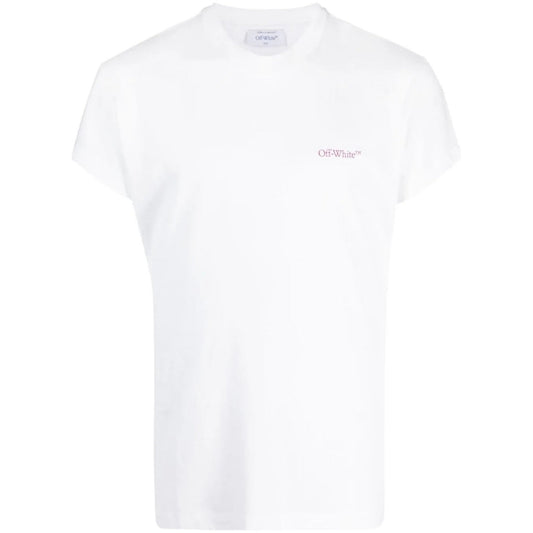 Off White Moon Cam Arrow Logo White T Shirt